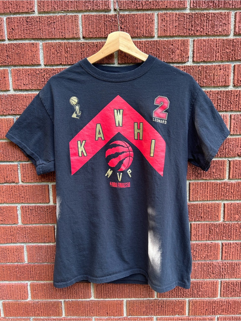 Kawhi Leonard Raptors 2019 NBA Finals MVP T-Shirt M